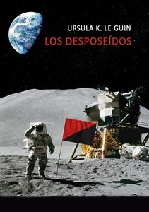 collage digital de unx astronauta que está en la luna y ha puesto la bandera anarquista en su suelo